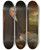 Triptych art skateboard deck of Thomas Phillips Portrait Of A Gentleman by Thomas Phillips (1770-1845)