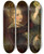 Triptych art skateboard deck of Anton Romako Elisabeth Von Nastkolb Geb Hardegg by Anton Romako (1832-1889)