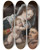Triptych art skateboard deck of Jan Gossaert Virgin And Child With A Patron by Jan Gossaert (1478-1532)