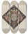 Triptych art skateboard deck of William Roberts Coat Of Arms by William Roberts (1895-1980)