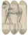 Triptych art skateboard deck of Emil Alexayolexk Study Of Male Nude_9 by Emil Alexay-Olexk