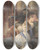 Triptych art skateboard deck of Camillejosephetienne Roqueplan The Pardon Refused From Sir Walter Scotts Kenilworth by Camille-Joseph-Etienne Roqueplan (1803-1855)