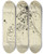 Triptych art skateboard deck of Wassily Kandinsky Drawing After Blauer Fleck by Wassily Kandinsky (1866-1944)