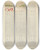Triptych art skateboard deck of William Paul Childers Technique Demo Jacquard Coverlet by William Paul Childers