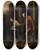 Triptych art skateboard deck of Adriaen Van Der Werff The Flight Into Egypt by Adriaen van der Werff (1659-1722)