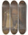 Triptych art skateboard deck of Robert Smirke Claudio And Isabella by Robert Smirke (1752-1845)