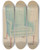 Triptych art skateboard deck of Walter W Jennings Duncan Phyfe Chair by Walter W Jennings