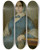 Triptych art skateboard deck of Peter Michal Boh Portrait Of Mrs Dvid by Peter Michal Bohun (1822-1879)