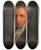 Triptych art skateboard deck of Johann Nepomuk Ender Kilian Herrlein Maler by Johann Nepomuk Ender (1793-1854)