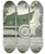 Triptych art skateboard deck of Peter Newell The Hole Book Pl 04 by Peter Newell (1862-1924)