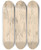 Triptych art skateboard deck of Jzef Simmler Sketches Of Gothic Architectural Details_1 by Jozef Simmler (1823-1868)