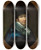Triptych art skateboard deck of Alojzy Rejchan Portrait Of Wiktor Ossoliski by Alojzy Rejchan (1807-1860)