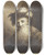 Triptych art skateboard deck of Johann Georg Trautmann Brtiger Mann Mit Einem Turban by Johann Georg Trautmann (1713-1769)