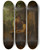 Triptych art skateboard deck of George Morland Peasants In Front Of A Hut by George Morland (1763-1804)