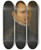 Triptych art skateboard deck of Florentine School Portrait Of A Gentleman by Florentine School