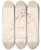 Triptych art skateboard deck of Jean Auguste Dominique Ingres Portrait Of Guillaume Guillonlethire by Jean Auguste Dominique Ingres (1780-1867)