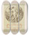 Triptych art skateboard deck of Albert Ilg Allegorien Und Embleme Vol I Pl080 by Albert Ilg (1847-1896)