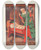 Triptych art skateboard deck of Hope Dunlap And Bit The Babies In The Cradles by Hope Dunlap