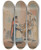Triptych art skateboard deck of Thomas Rowlandson Cries Of London No 8 Hot Cross Bunns Two A Penny Bunns by Thomas Rowlandson (1756-1827)