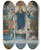 Triptych art skateboard deck of Michel Sittow The Assumption Of The Virgin by Michel Sittow (1468-1525)