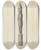 Triptych art skateboard deck of Bernard Westmacott Whirligig_2 by Bernard Westmacott