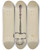 Triptych art skateboard deck of Rollington Campbell Toaster by Rollington Campbell