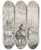 Triptych art skateboard deck of David Humbert De Superville Adam En Eva Verdreven Uit Het Paradijs_1 by David Humbert De Superville (1770-1849)