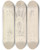 Triptych art skateboard deck of James Moore Interior Of St Catherines Chapel In Abbotsbury Dorset England by James Moore (1762-1799)