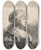 Triptych art skateboard deck of Rembrandt Van Rijn Saskia With Pearls In Her Hair by Rembrandt Van Rijn (1606-1669)