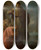 Triptych art skateboard deck of Antonio Gonzlez Velzquez The Baptism Of A Saint by Antonio Gonzalez Velazquez (1723-1794)