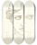 Triptych art skateboard deck of David Humbert De Superville Right Half Of The Head Of The Pallas Velletri by David Humbert De Superville (1770-1849)