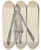 Triptych art skateboard deck of Joseph Stonefield Whirligig by Joseph Stonefield