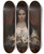 Triptych art skateboard deck of Theodor Von Holst The Wish by Theodor Von Holst (1810-1844)