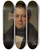 Triptych art skateboard deck of Jan Nepomucen Glowacki Portrait Of Mikoaj Tyrchowski Rector At St Annes Secondary School In Krakw by Jan Nepomucen Glowacki (1802-1847)