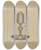 Triptych art skateboard deck of Matthew Mangiacotti Lamp_2 by Matthew Mangiacotti