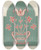 Triptych art skateboard deck of American 20Th Century Study For Proposed Portfolio Decorated Chests Of Rural Pennsylvania_8 by American 20Th Century