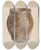 Triptych art skateboard deck of Yolande Delasser Crock_11 by Yolande Delasser (1935)