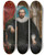 Triptych art skateboard deck of Jacob Jordaens Portrait Of Rogier Le Witer by Jacob Jordaens (1593-1678)