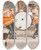 Triptych art skateboard deck of Peter Newell The Hole Book Pl 16 by Peter Newell (1862-1924)