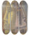 Triptych art skateboard deck of Leo Gestel Ontwerpschets Voor Paul Fierens Lart Hollandais Contemporain Twee Mannen Hoofden En Profil Afgebeeld Van Elkaar Weg Kijkend by Leo Gestel (1881-1941)