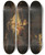 Triptych art skateboard deck of Follower Of Rembrandt Van Rijn The Descent From The Cross by Follower of Rembrandt van Rijn (1606-1669)