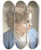 Triptych art skateboard deck of Benedetto Luti Study Of A Boy In A Blue Jacket by Benedetto Luti (1666-1724)