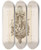 Triptych art skateboard deck of Albert Ilg Allegorien Und Embleme Vol I Pl068 by Albert Ilg (1847-1896)