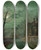 Triptych art skateboard deck of John Atkinson Grimshaw A Lane Near Chester by John Atkinson Grimshaw (1836-1893)