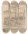 Triptych art skateboard deck of Jan Veth Landweg Met Bomen Bussum by Jan Veth (1864-1925)