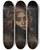 Triptych art skateboard deck of Vasily Surikov Study For Menshikov At Beriozov by Vasily Surikov (1848-1916)