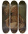 Triptych art skateboard deck of Antonio Zeno Shindler Omataahluta Red Plume by Antonio Zeno Shindler (1823-1899)
