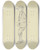 Triptych art skateboard deck of Jakob Frchtegott Dielmann Alter Bauer Mit Hinten Aufgeschlagenem Hut Im Profil Nach Links by Jakob Furchtegott Dielmann (1809-1885)