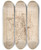 Triptych art skateboard deck of Cesare Nebbia Banquet Scene A Seated Warrior Attended By A Number Of Servants by Cesare Nebbia (1536-1622)