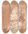 Triptych art skateboard deck of Daniel Nikolaus Chodowiecki The Artists Son Heinrich Isaak Chodowiecki by Daniel Nikolaus Chodowiecki (1726-1801)